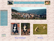 Tablet Screenshot of berner-havaneser-vom-kaepflesberg.de